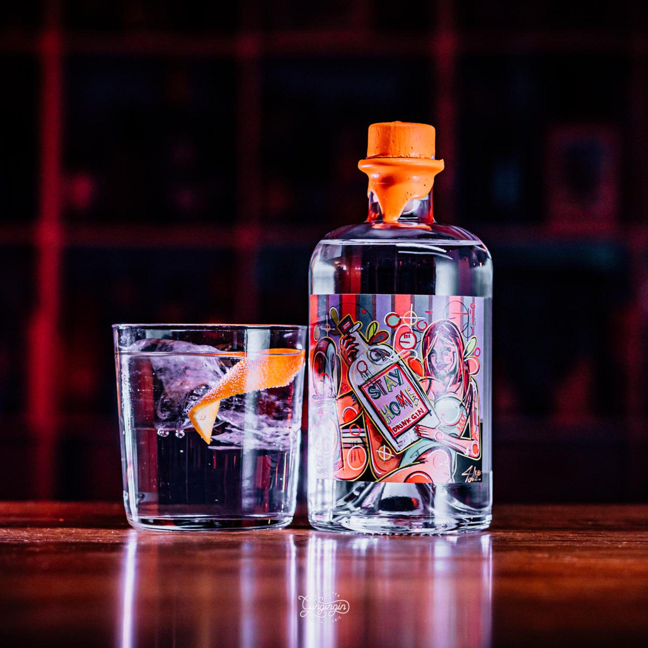 Stay Home Gin Elbdestille Vol. 2 als Gin Tonic